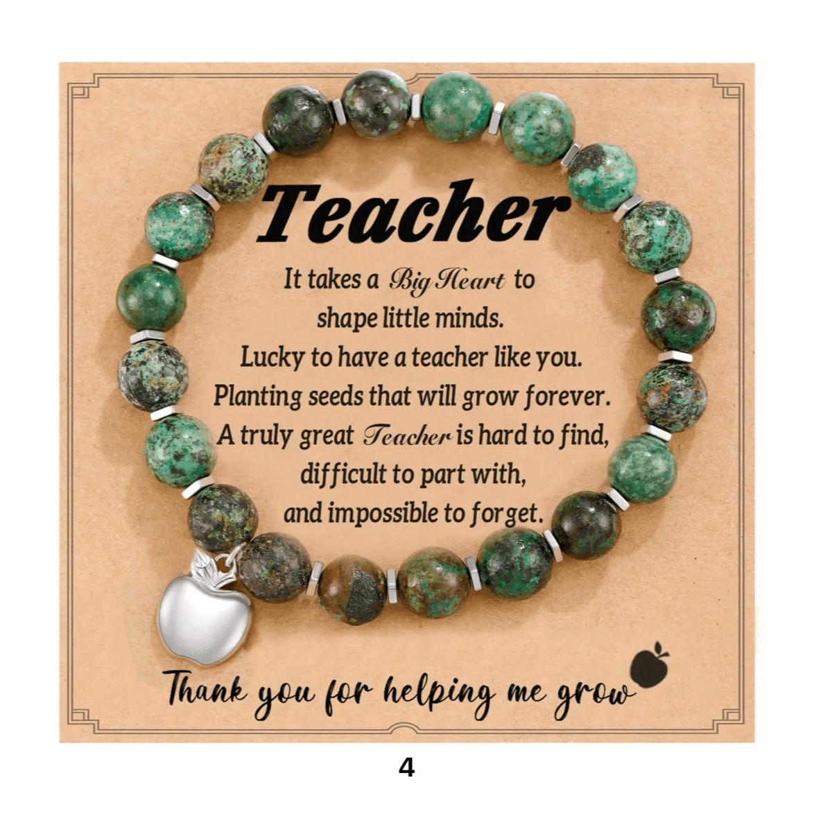 Teacher's Day Gift - Bracelet  - design 12