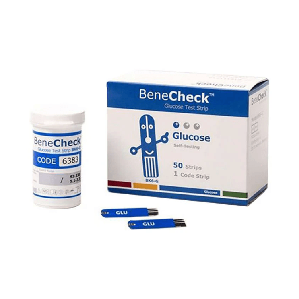 Benecheck Glucose Strips 50's