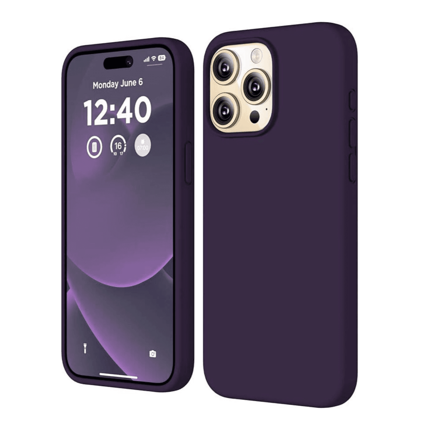 Exact Case Liquid Silicone Case Drop Protection Iphone 14 Pro Max - Purple