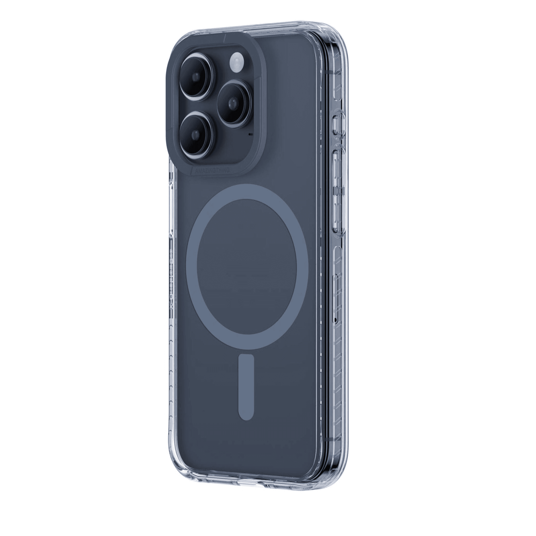 كفر AmazingThing Titan Pro لايفون 15 برو / يدعم MagSafe / ضد الطيحات / ازرق