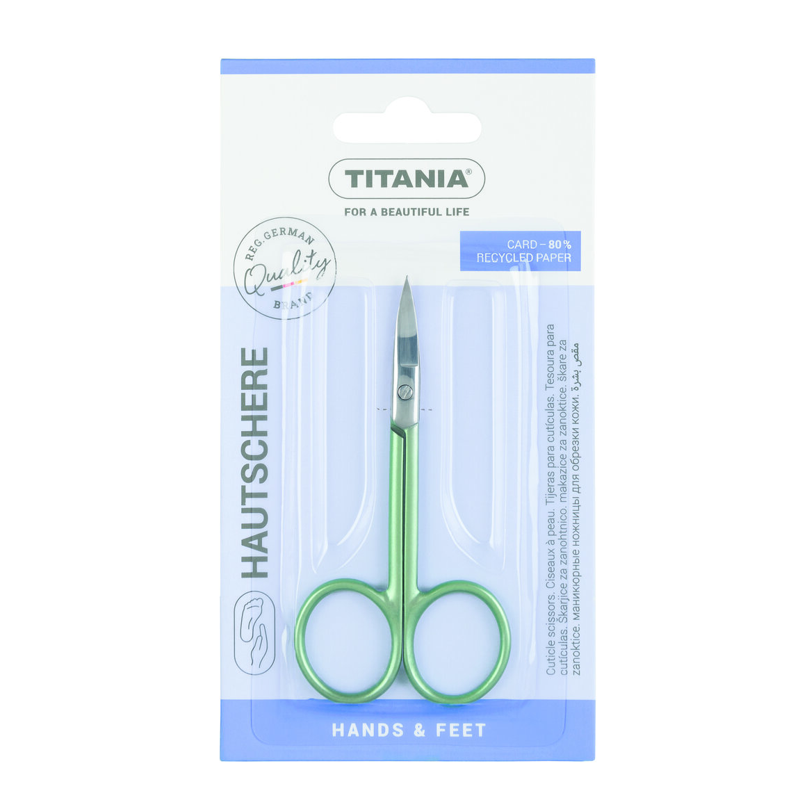 Titania Hautschere 1050 Cuticle Scissor For Hand & Feet