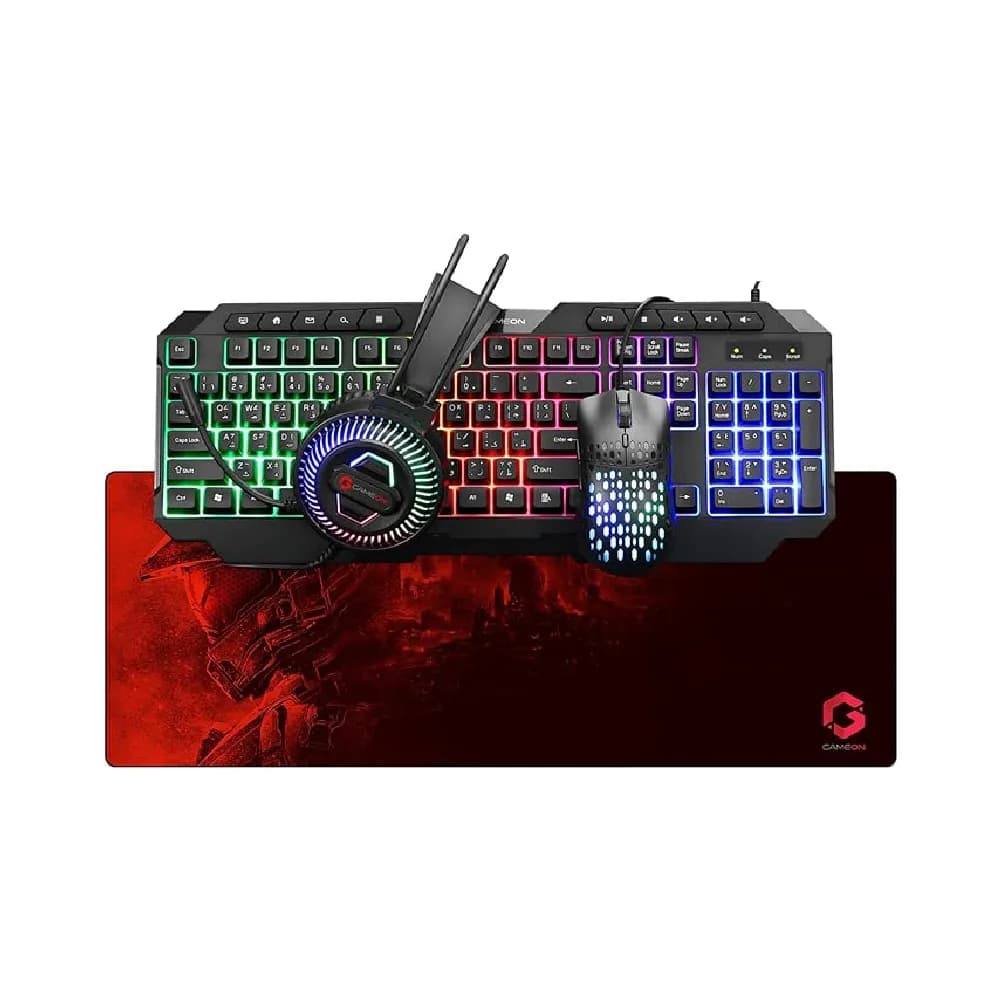 Gameon Cypher Xl All-in-one Gaming Bundle (Keyboard, Headset, Mouse & Mousepad)