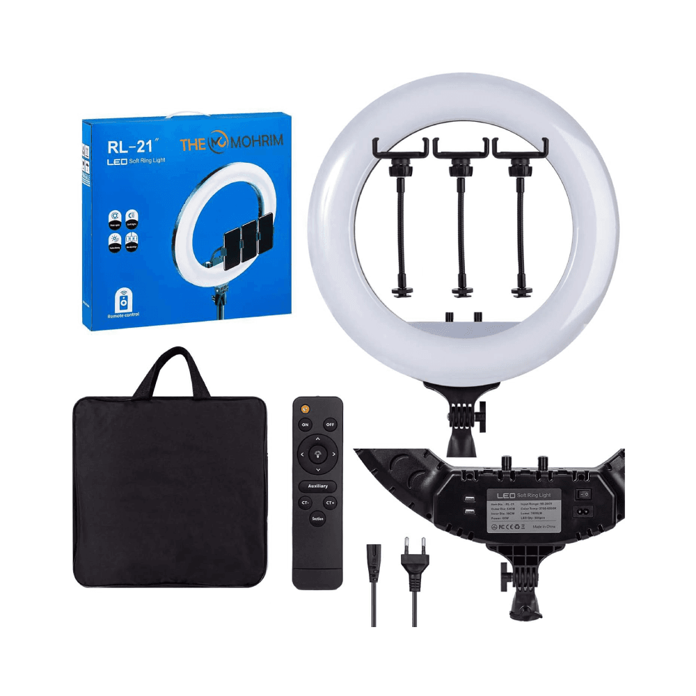 Rl-21 Ring Light With 7 Fit Tripod