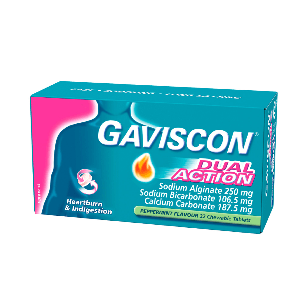 Gaviscon Double Action Chewable Tablets 32's