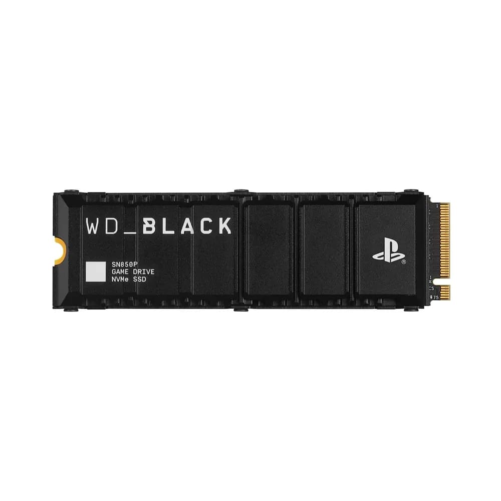 WD_BLACK 2TB SN850P NVMe M.2 SSD Officially Licensed Storage Expansion for PS5 Consoles, up to 7,300MB/s, with heatsink - WDBBYV0020BNC-WRSN