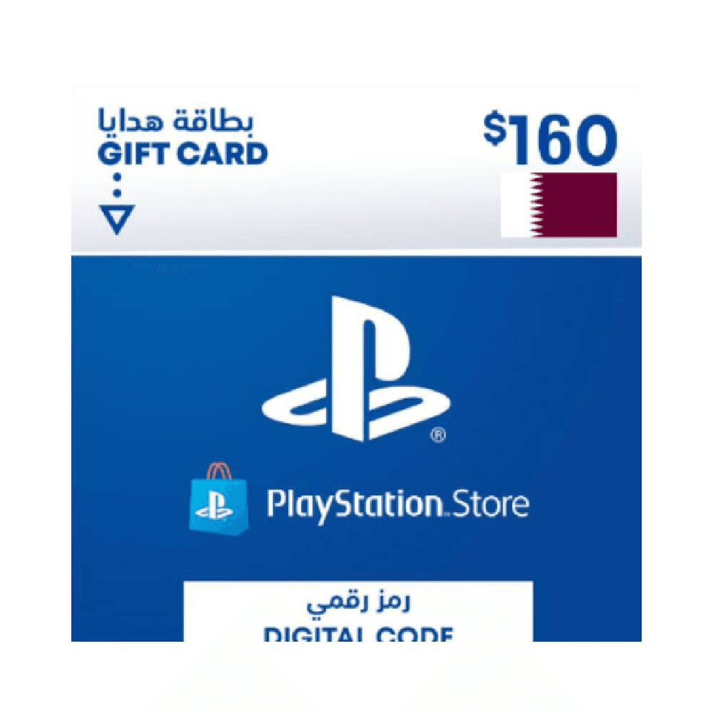 PlayStation Gift Card 160 USD - Qatar (Valid For Qatar Account)