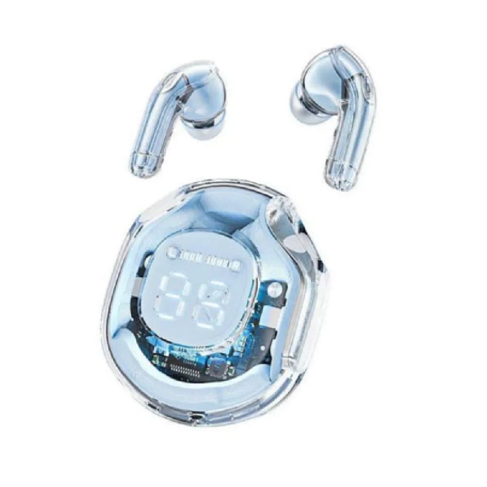 Acefast In-ear Bluetooth Headphone with Charging Case (T8) - Ice Blue