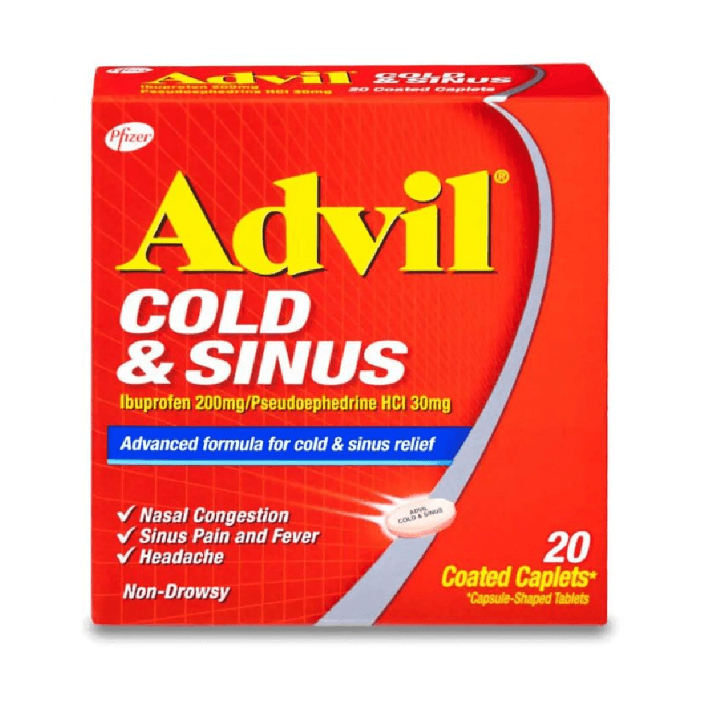 Advil Cold & Sinus 20 Tablets