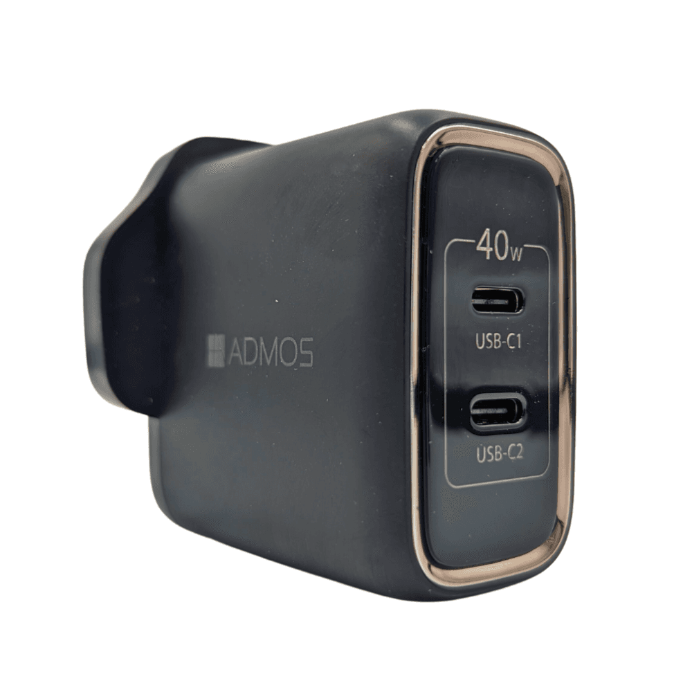Admos Pd Quick Charge Adapter 40W 2 Type-C Port Am-806Pd