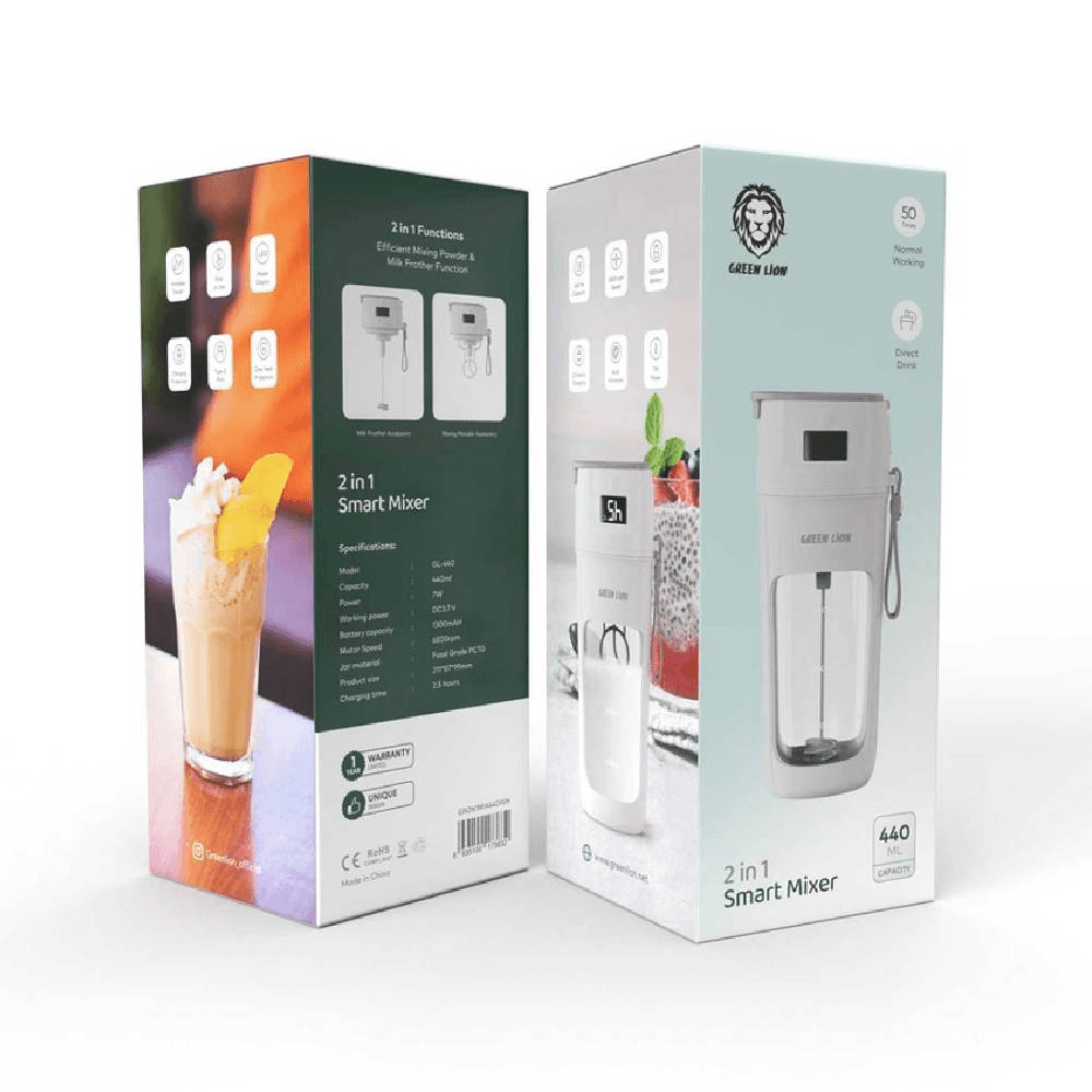 Green Lion 2 In 1 440ml Smart Mixer 