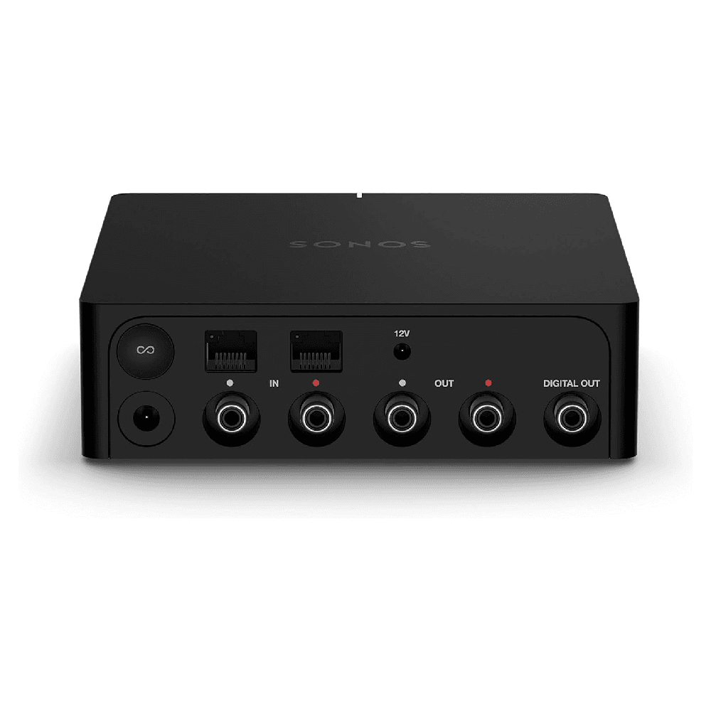 Sonos Port1Uk1Blk Wireless Streaming Port - Black