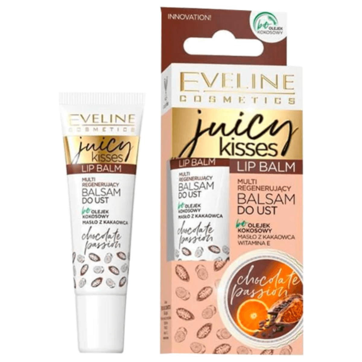 Eveline Juicy Kisses Choco. Passion Lip Balm 12Ml