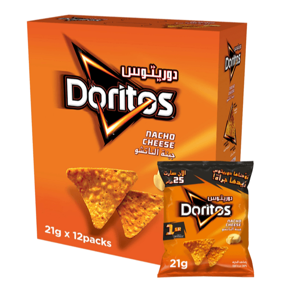 Doritos Nacho Cheese 12x21G