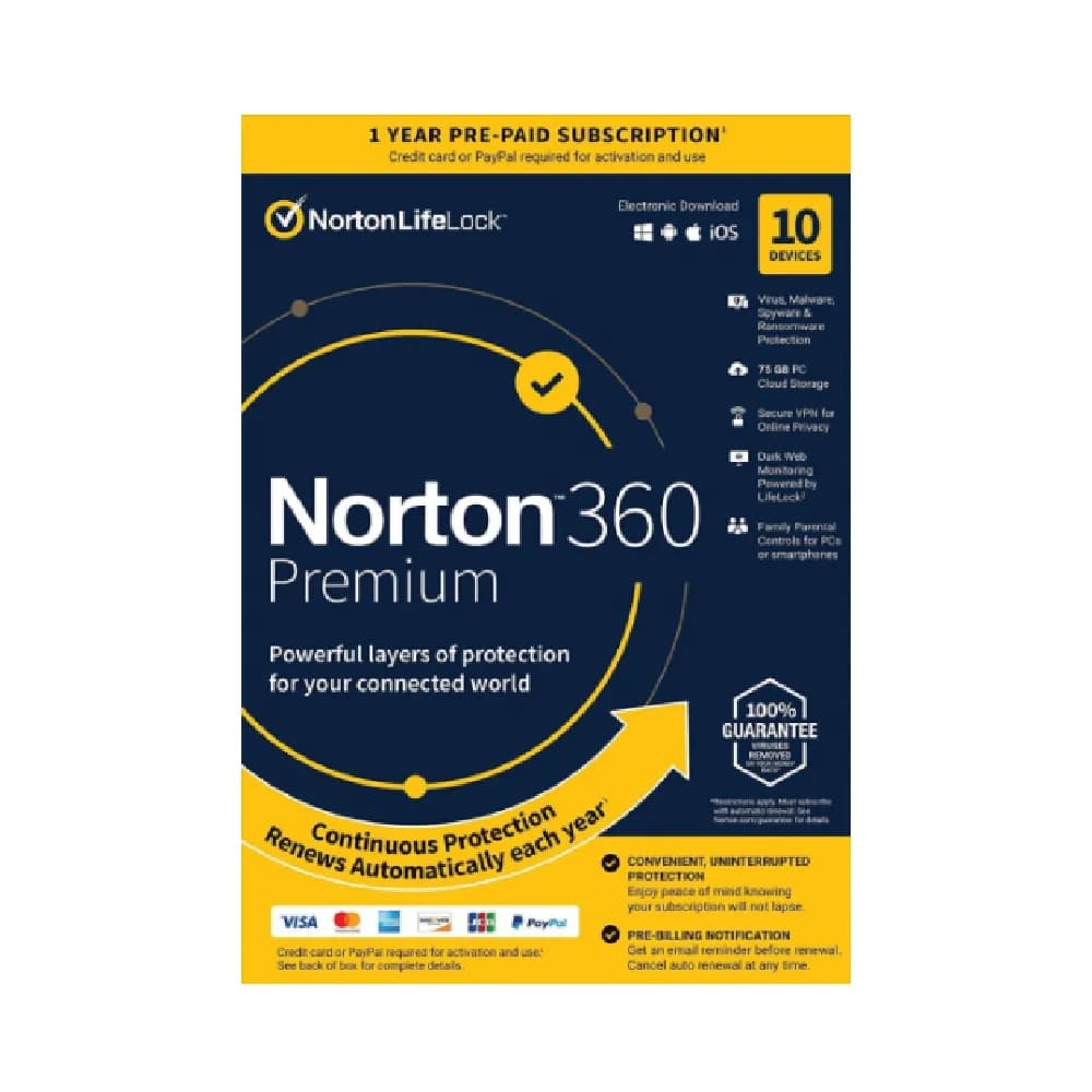 Norton 360 Premium 10 Devices