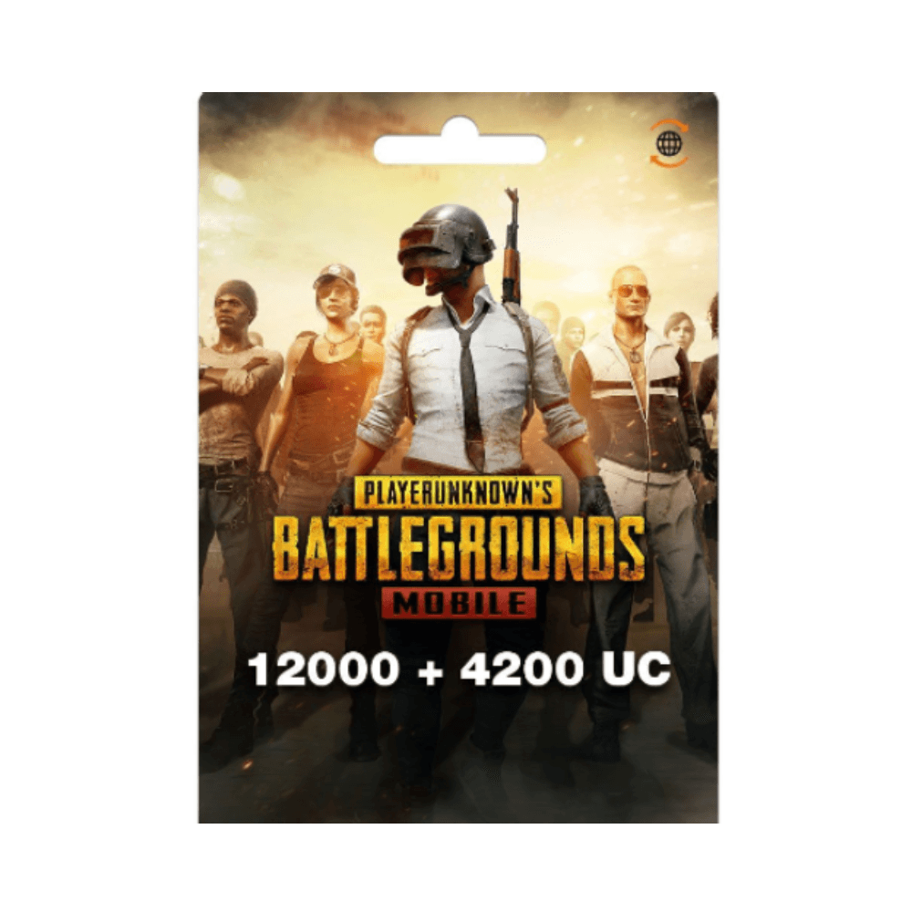 PUBG Mobile Gift Card 12,000 + 4,200 UC - Global