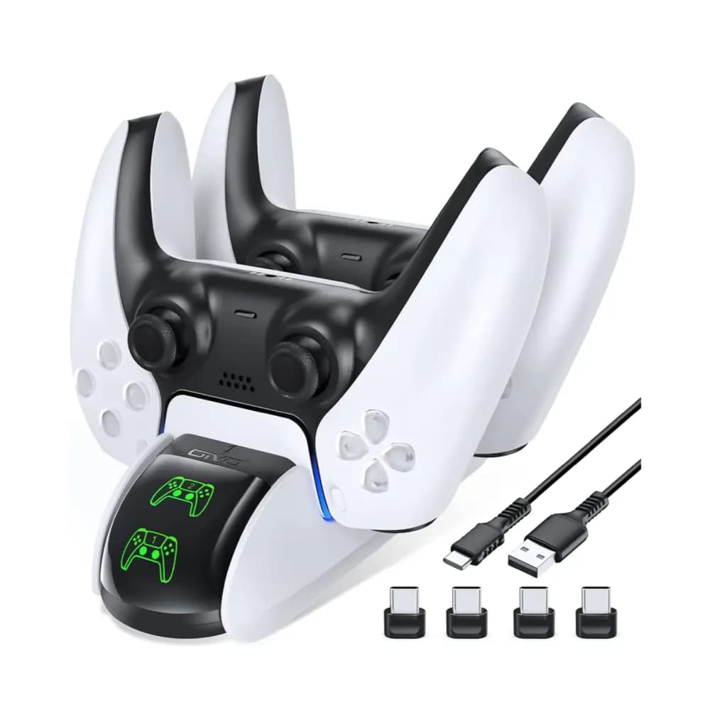 OIVO IV-P5207 Fast Charge Charging Dock Breathing Light For PS5 White