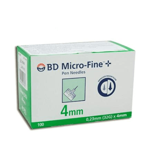 BD MICRO FINE PEN NEEDLE 32G X 4MM 100'S