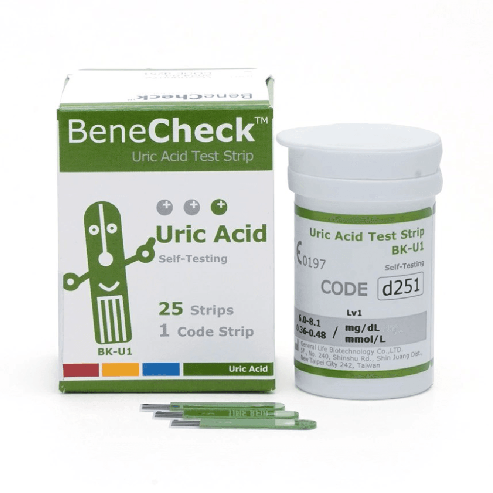 Benecheck Uric Acid Strips 25's
