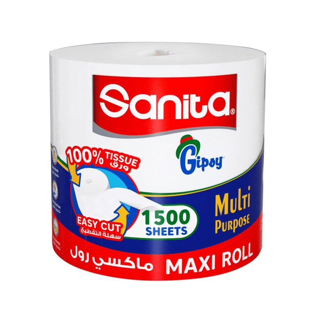 Sanita Gipsy Maxi Roll, 1500 Sheets