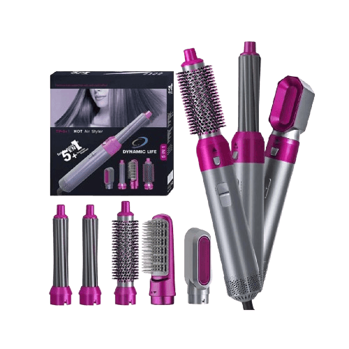 Hot Air Styler Tp-5+1  For Hair Styling