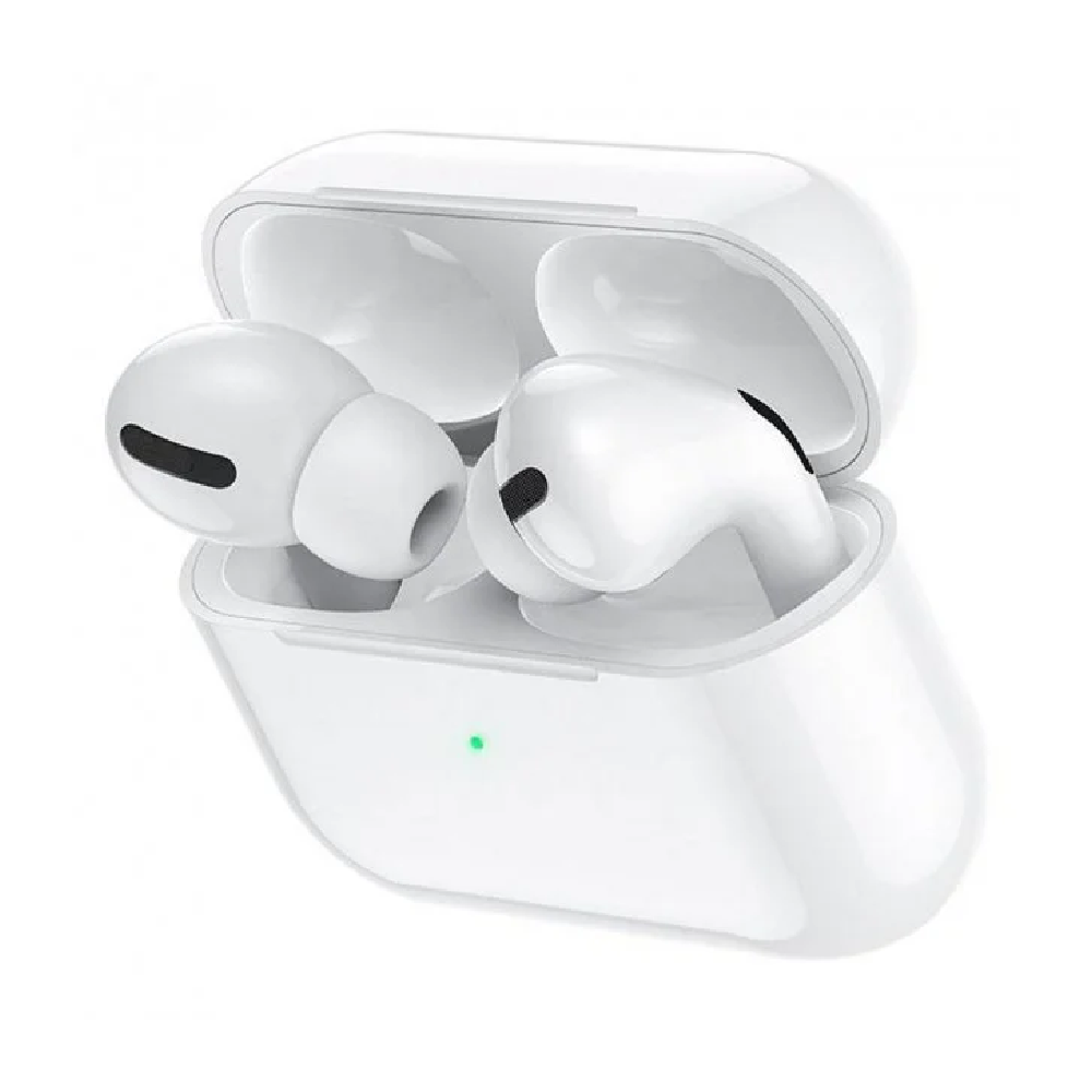 Hoco Des08 Plus Wireless Headset with Charging Case – White