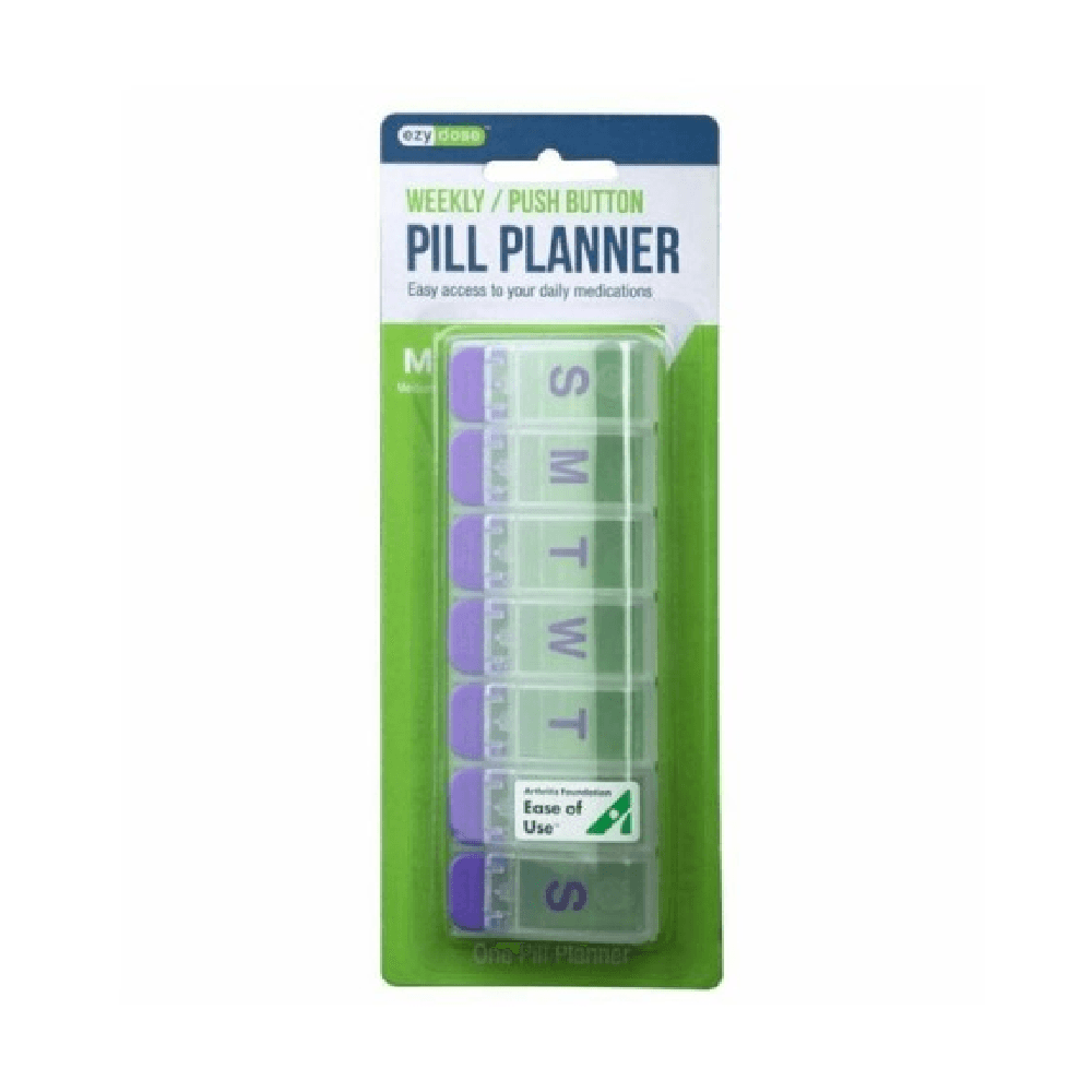 Ezy Dose 7 Day Amber Pill Reminder Box