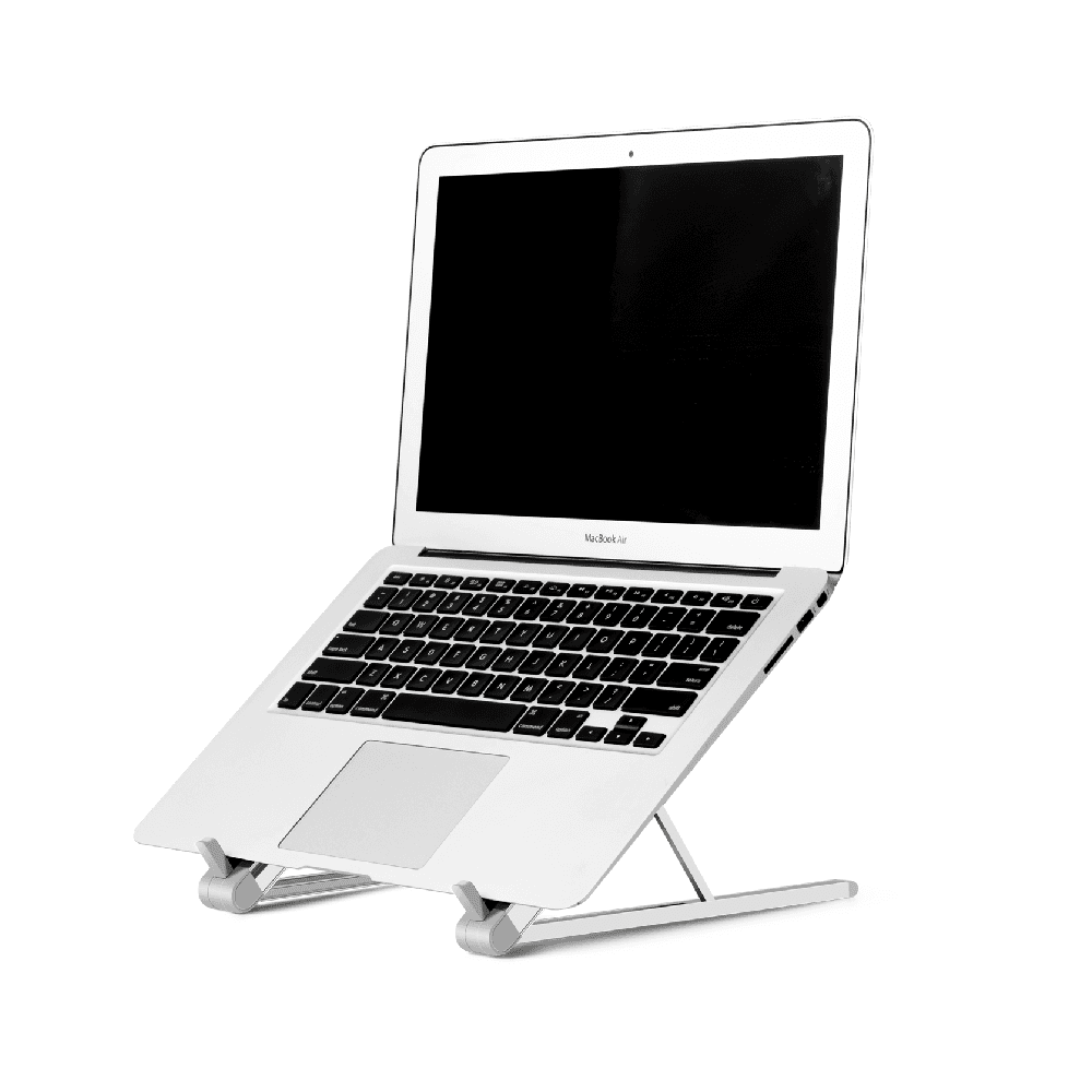 Portable and Foldable Laptop and Tablet Stand JP-2 - Silver