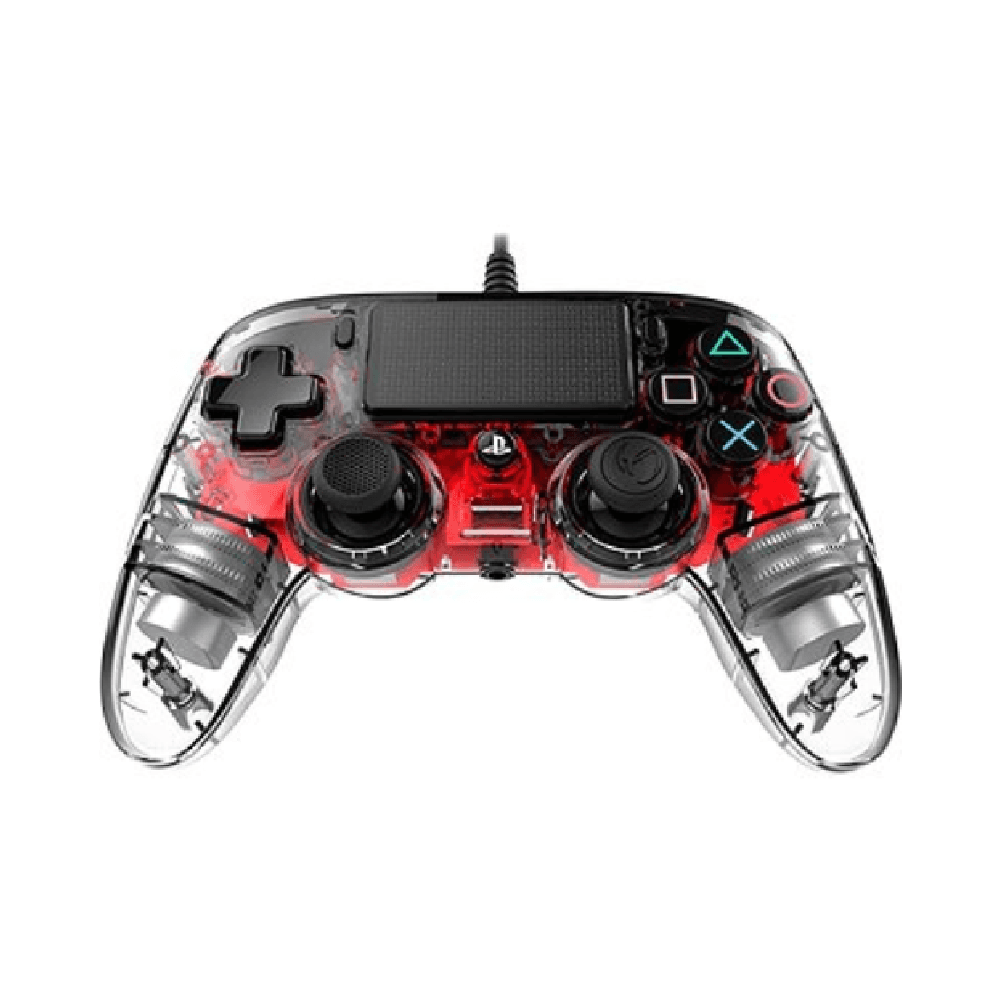 PlayStation4 Nacon Wired Compact Controller - Crystal Red 