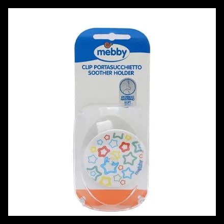 Mebby Soother Holder Clips Stars-92563