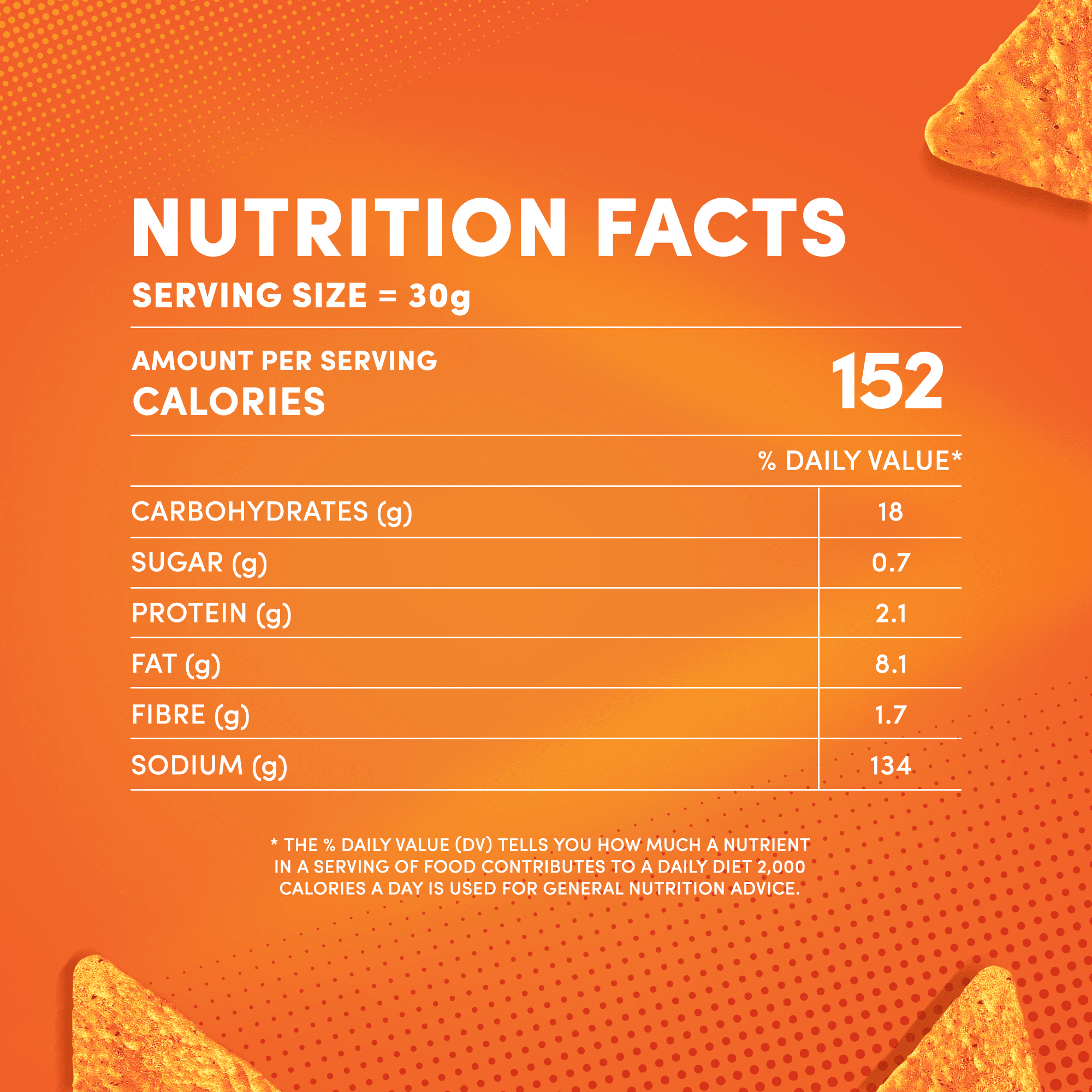 Doritos Nacho Cheese 12x21G