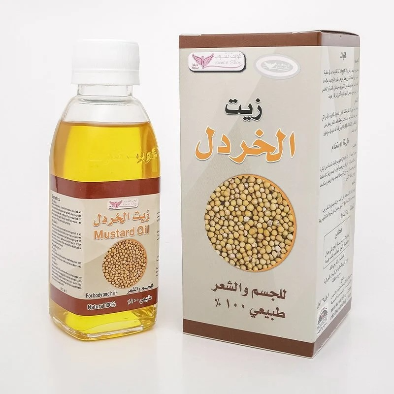 Kuwait Shop Mustard Oil For Body & Hair 100% Natural 125ml