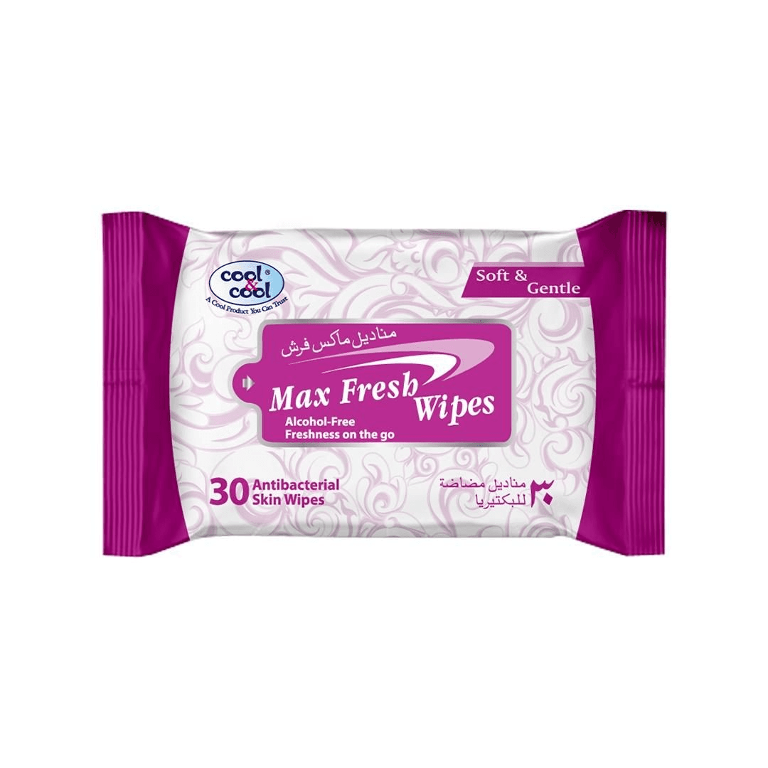 Cool & Cool Max Fresh Wipes 30's