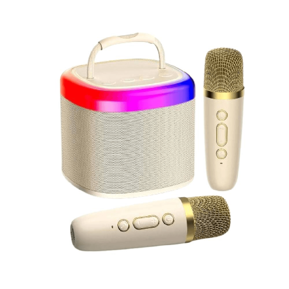 Newrixing Wireless Karaoke Speaker with Microphone
