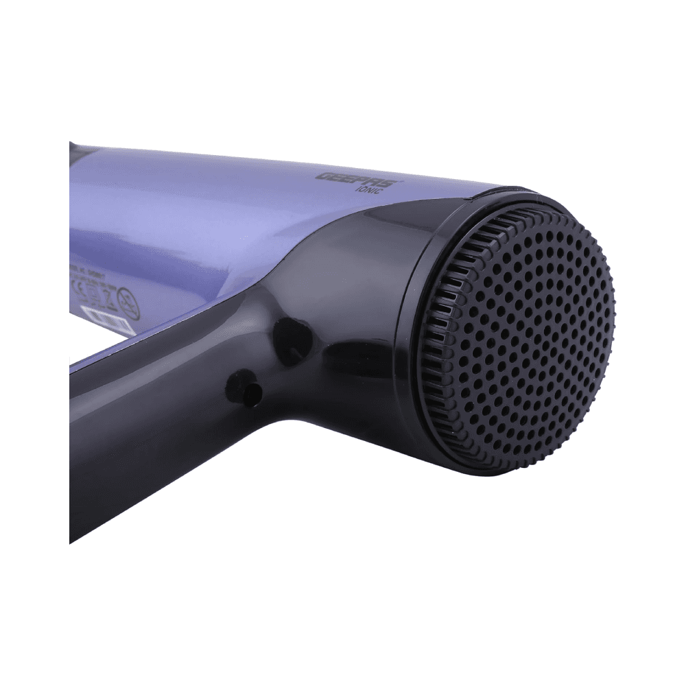 مجفف شعر جيباس كومباكت للسفر، وظيفة التبريد البارد، GHD86017 | 3 إعدادات للحرارة و2 للسرعة | فلتر قابل للإزالة | شنق هوك | منفاخ أيوني محمول سريع الجفاف بقدرة 1800 واط
