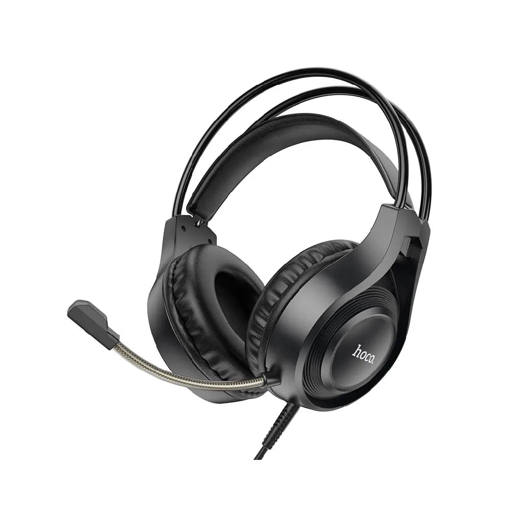 Hoco Tiger Pro Gaming Wired Headset (W106)- Black