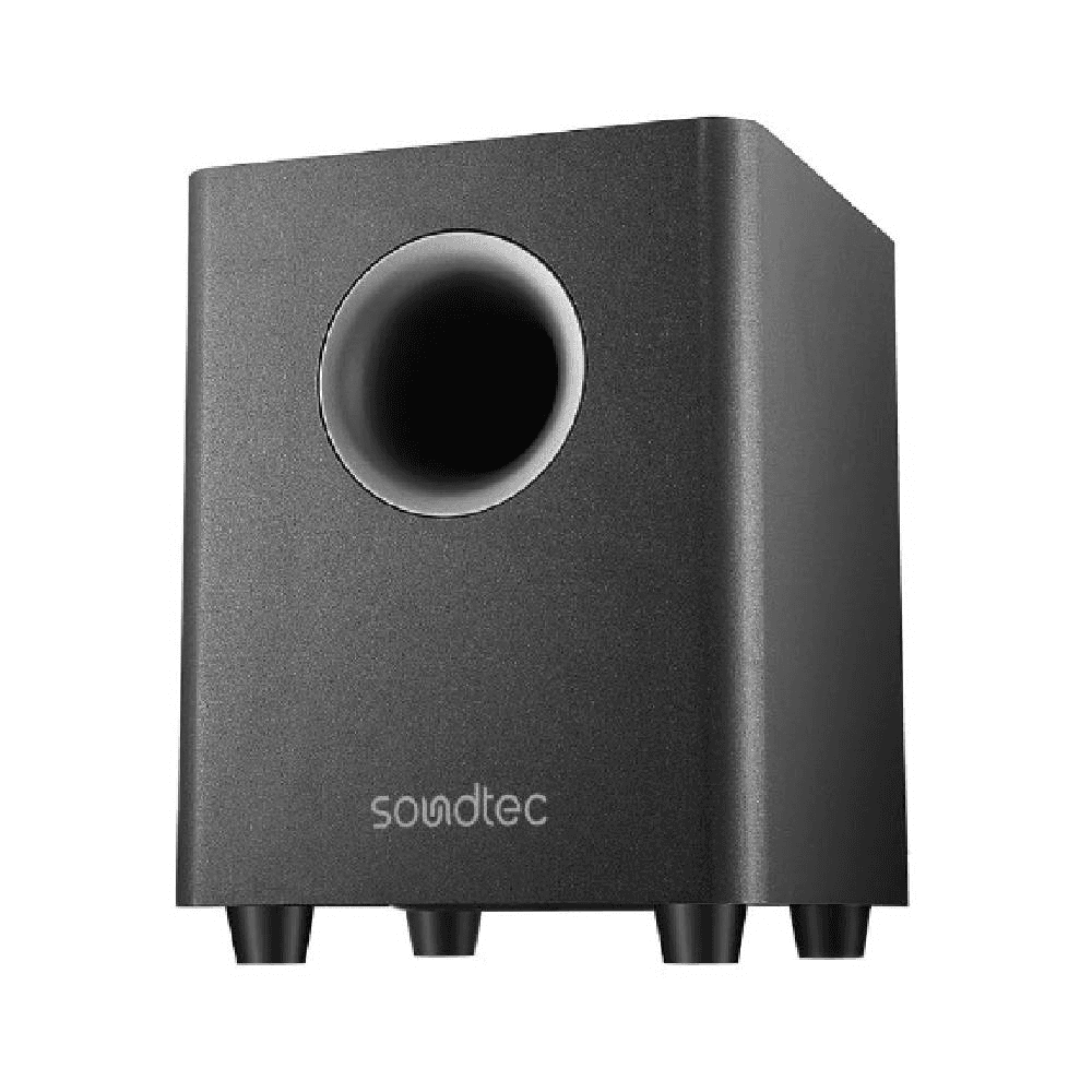Soundtec By Porodo 2.1 Ch Soundbar With Wireless Subwoofer - Black