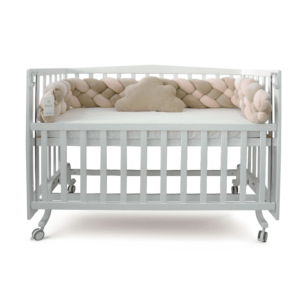 ElmaLella Aurora Braided Bedding Set Flamingo