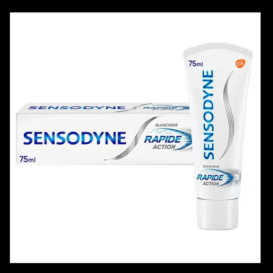 Sensodyne Rapid Action Whitening T/P 75Ml