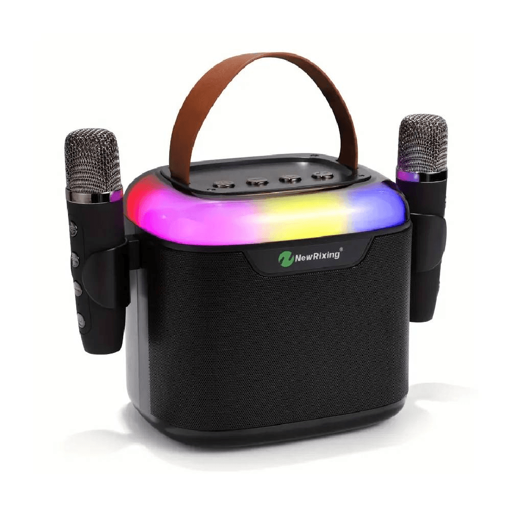 Newrixing Wireless Karaoke Speaker with Microphone