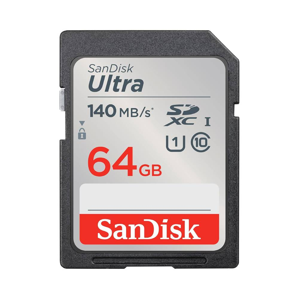 Sandisk Ultra Sdxc Uhs-I Card 64Gb Speed Up To 140Mb/S(Fast For Better Pictures And Full Hd Video)