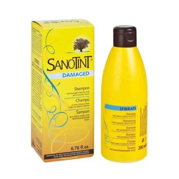 Sanotint Damaged Hair Shampoo With Golden Millet 200ml