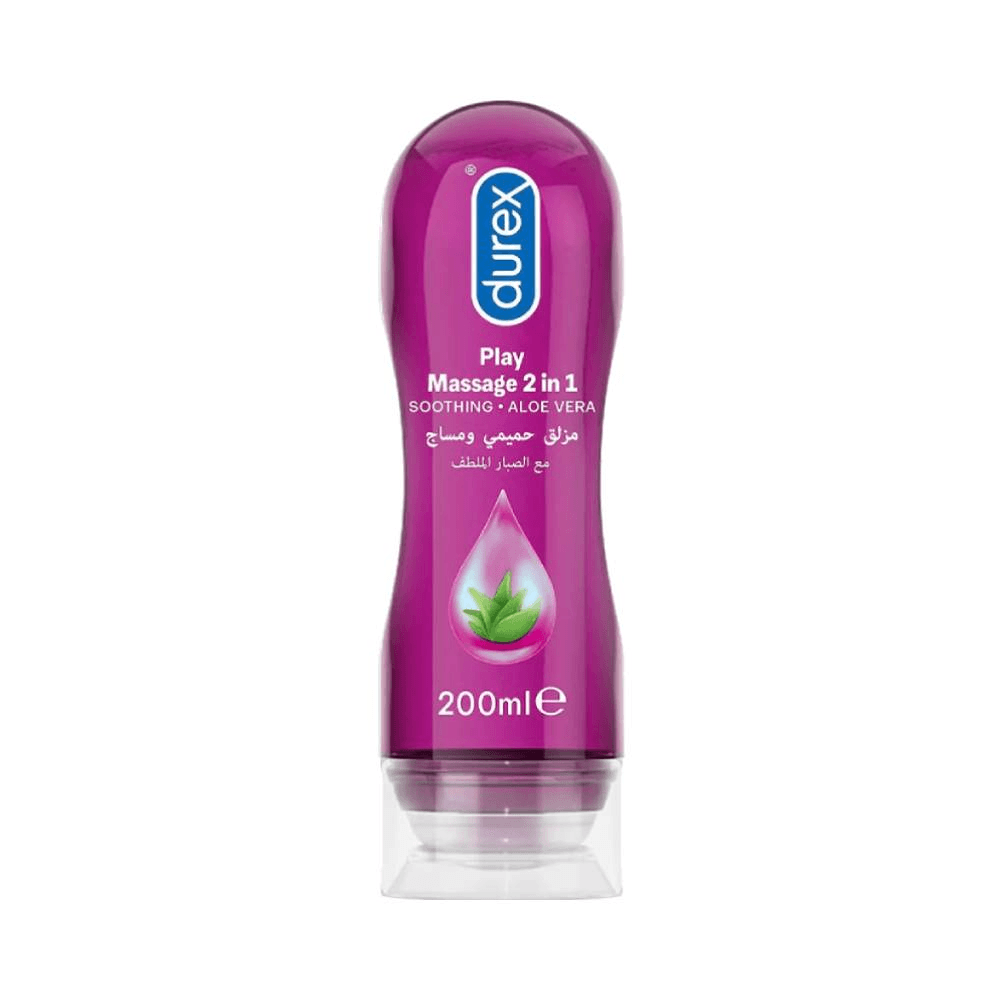 Durex 2in1 Aloe Vera Play Massage Gel & Lubricant 200ml