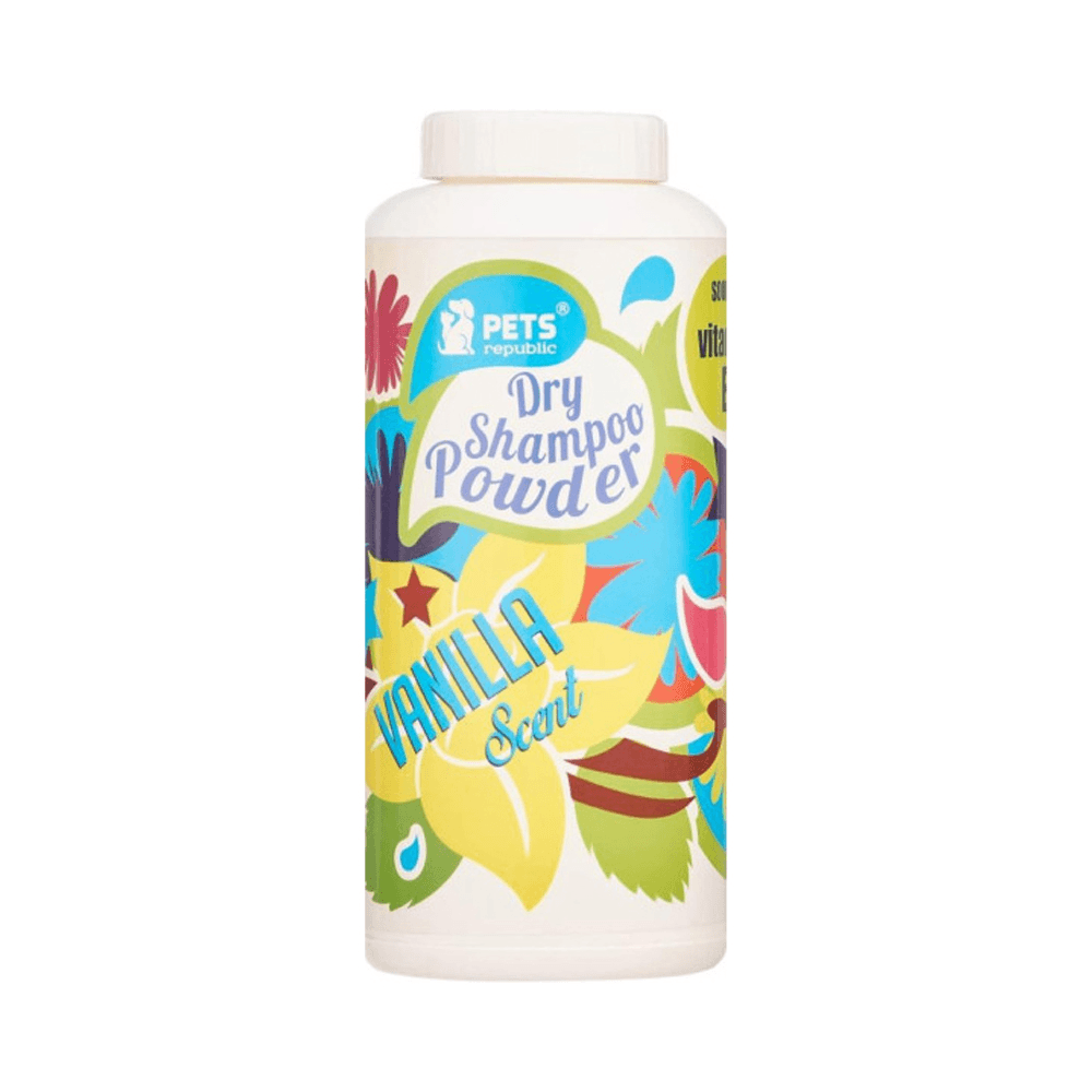Pets Republic Dry Shampoo Powder Vanilla Scent For Cats & Dogs 500ml