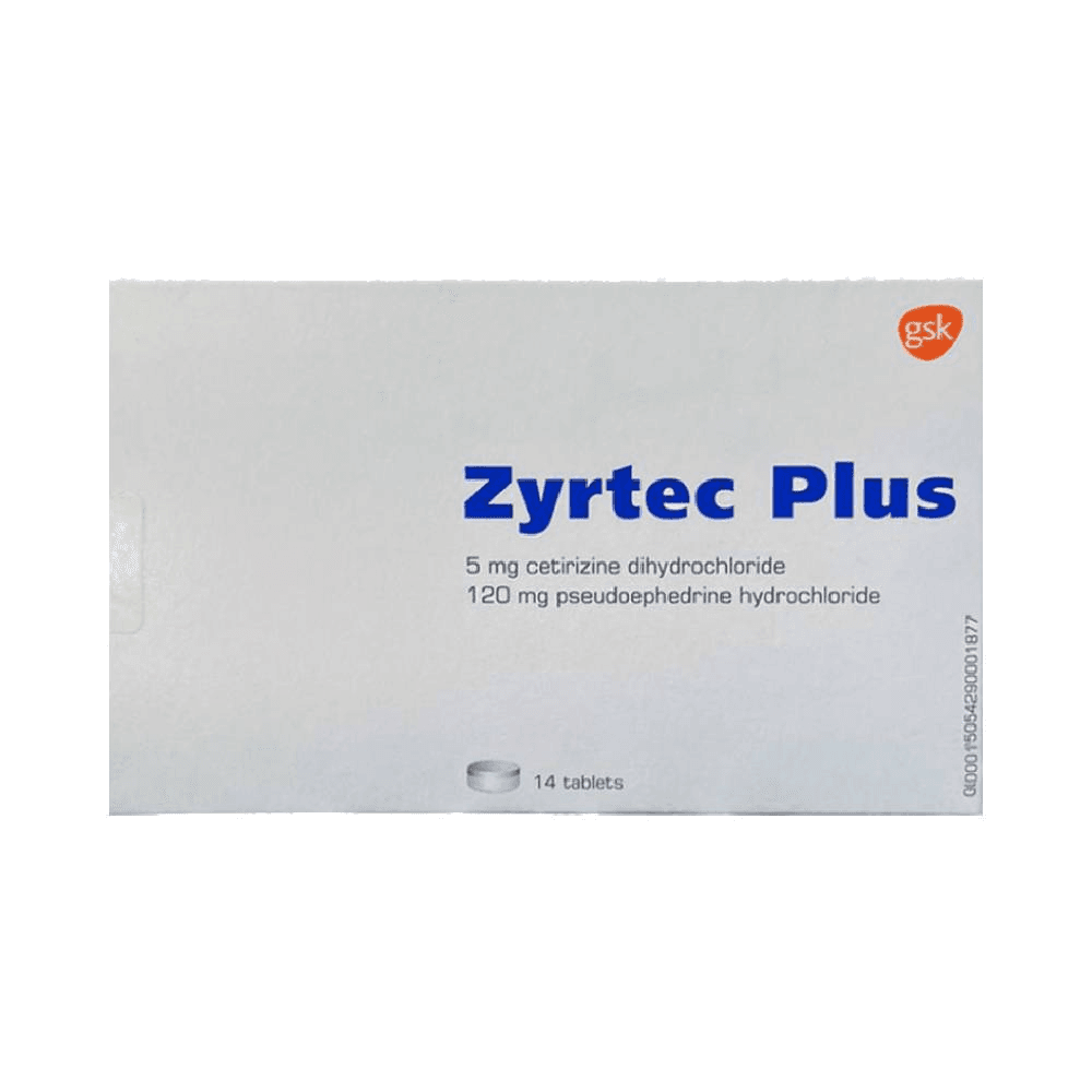 Zyrtec Plus Tablets - 14'S
