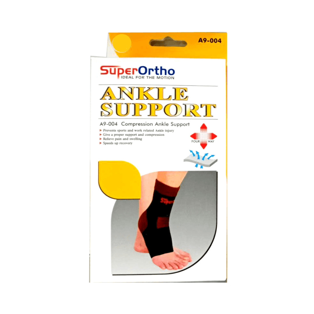 SuperOrtho A9-004 Compression Ankle Support Size Medium