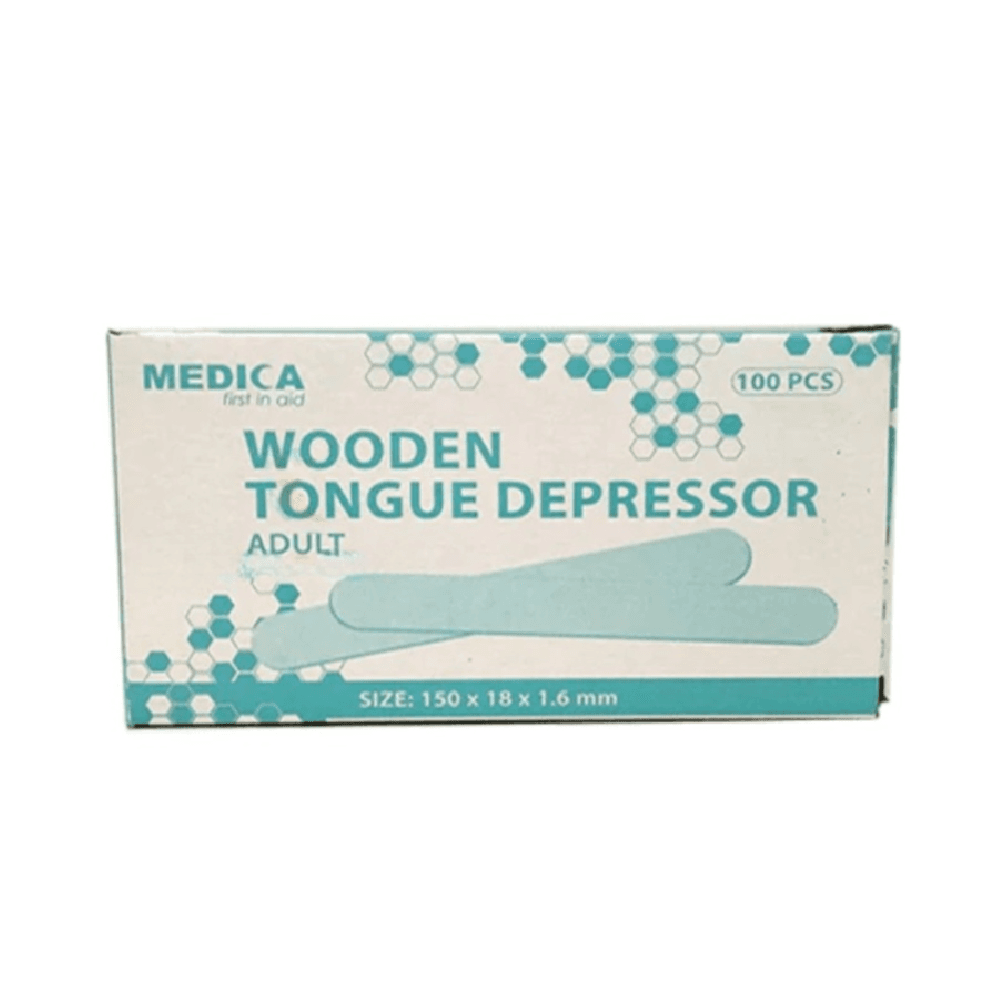 Medica Sterile Wooden Tongue Depressor 100's