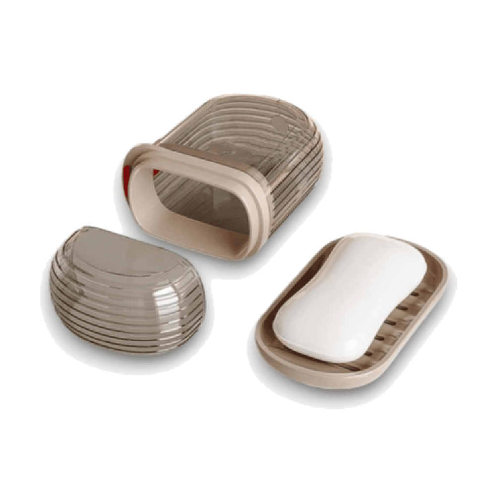 Luxury Transparent Soap Dish With Lid
