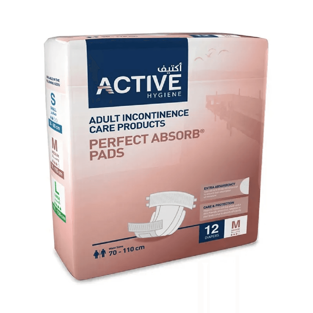 Active Adult Diaper Medium 12Pcs