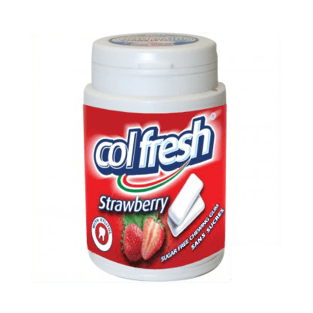 Col-Fresh Sugar Free Strawerry Chewable Gum 50g - 35Pcs