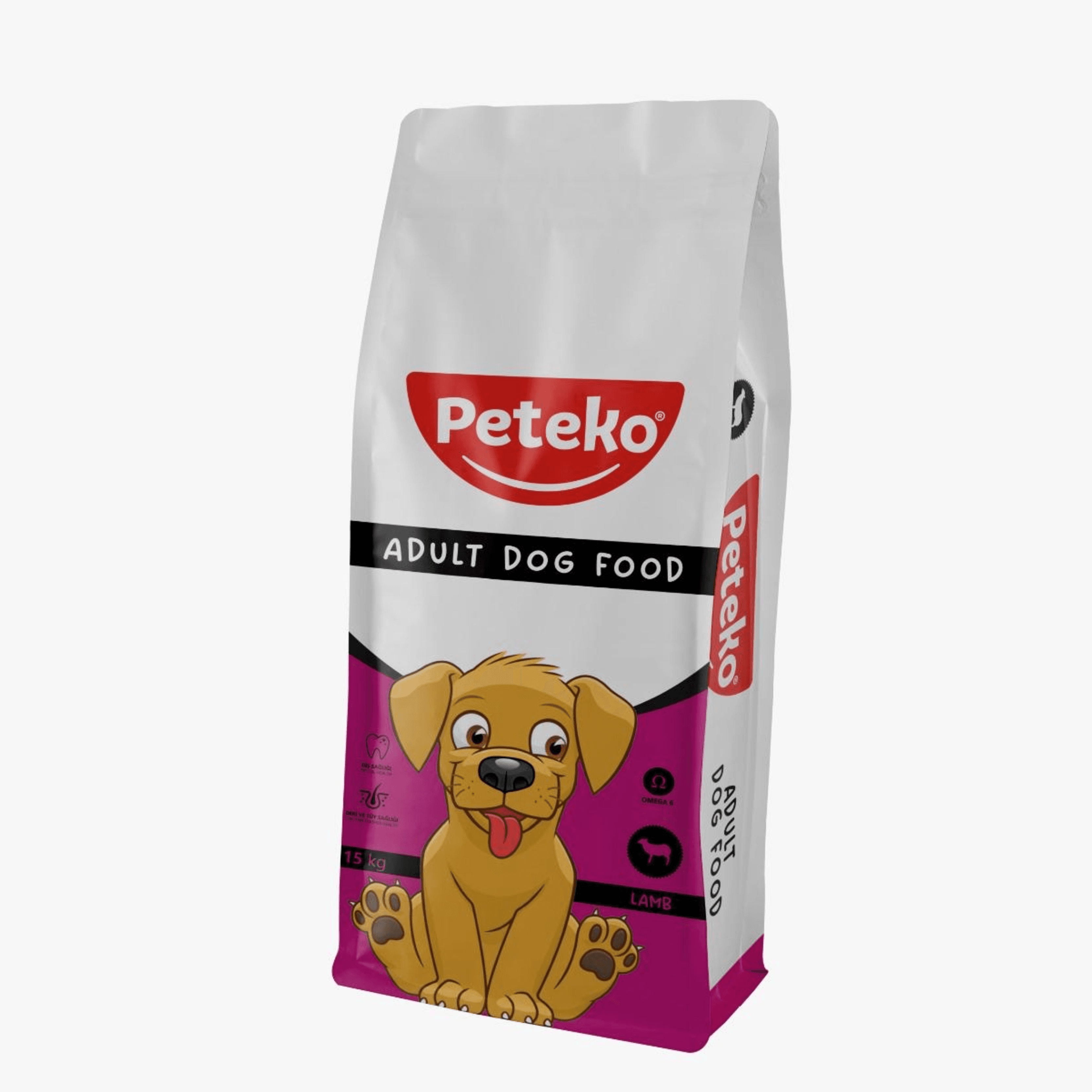Peteko Adult Dog Food Lamb Rice - 15Kg
